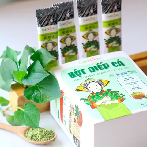 Bột Diếp Cá Dalahouse Nguyên Chất Gói 60g - Thảo Mộc Thanh Nhiệt, Mát Gan, Hỗ Trợ Tiêu Hóa, Làm Đẹp Da