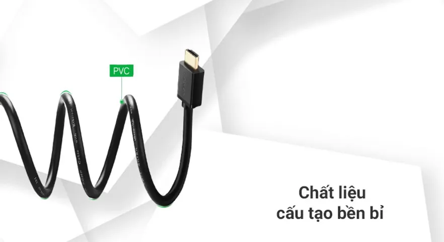 Cáp HDMI Ugreen 10108 dài 3m hỗ trợ Ethernet, 4K, 3D - Cáp chất lượng cao cho truyền dữ liệu mượt mà và ổn định