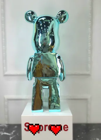 Gấu Bearbrick Mạ Xanh Ngọc DBCP292C Cao 80cm - Đồ Chơi Trưng Bày Sang Trọng, Phong Cách Nhỏ Xinh  Dành Cho Người Sưu Tập