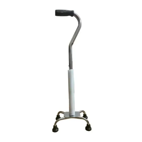 Gậy chống 4 chân cán cong Lucass B934 - Thiết bị hỗ trợ đi lại an toàn cho người già và người bệnh, chống trượt hiệu quả.