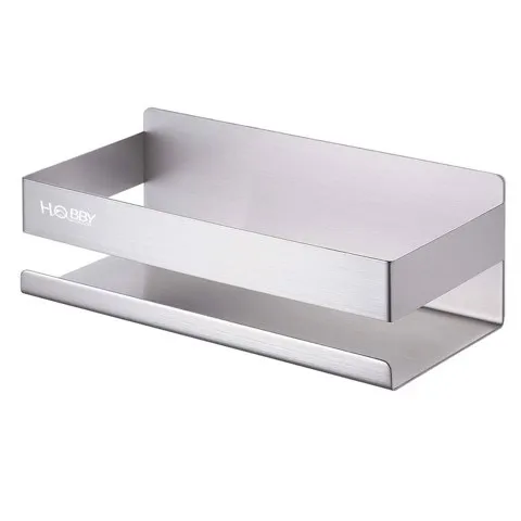 Kệ phòng tắm Inox 304 HOBBY Home Decor KCNX23 - Dán tường gạch men, thiết kế hiện đại, chống gỉ, tiện lợi sử dụng trong nhà tắm