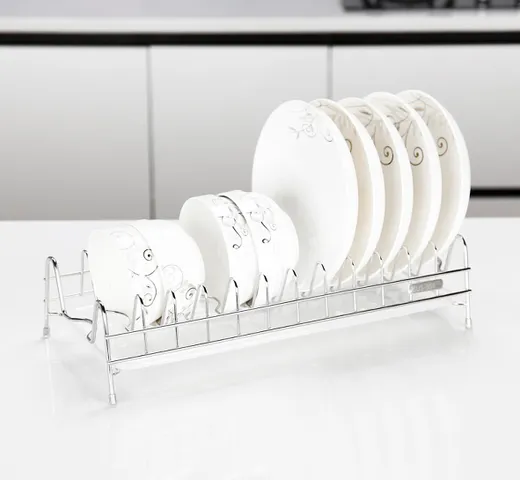 Kệ úp bát đĩa Inox 304 Hobby Kdu 12 ngăn - Khay hứng nước thông minh, gọn gàng cho nhà bếp tiện nghi
