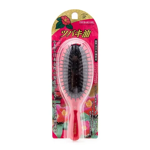 Lược chải chống tĩnh điện Ikemoto TSU60 - Có tinh dầu hoa trà Nhật Bản, giúp chăm sóc tóc mềm mượt và giảm rụng tóc hiệu quả.