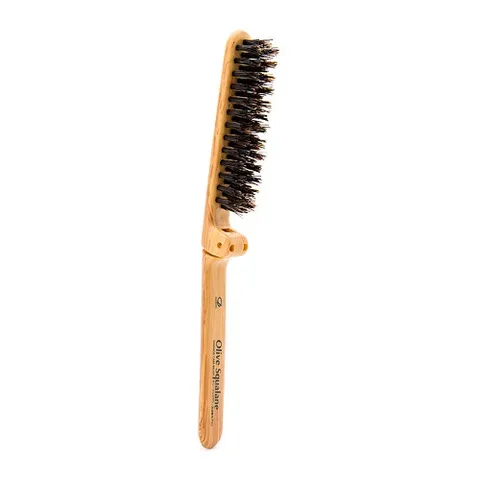 Lược Lông Heo Ikemoto Tẩm Tinh Dầu Olive Squalane Chống Tĩnh Điện - Giúp Duy Trì Độ Bóng Khỏe Cho Tóc