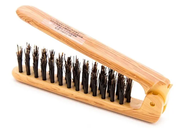 Lược Lông Heo Ikemoto Tẩm Tinh Dầu Olive Squalane Chống Tĩnh Điện - Giúp Duy Trì Độ Bóng Khỏe Cho Tóc