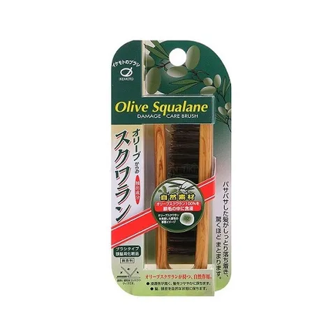 Lược Lông Heo Ikemoto Tẩm Tinh Dầu Olive Squalane Chống Tĩnh Điện - Giúp Duy Trì Độ Bóng Khỏe Cho Tóc