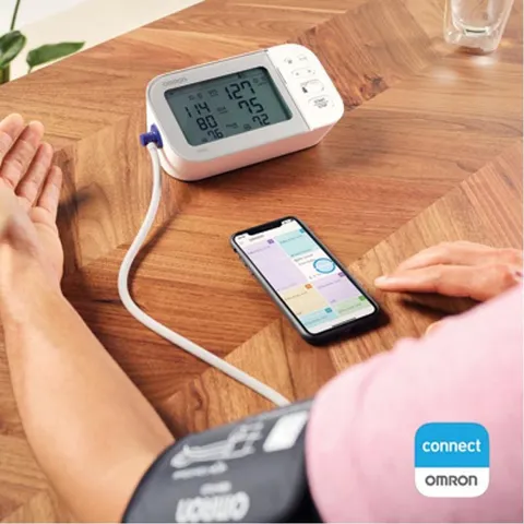 Máy Đo Huyết Áp Bắp Tay Omron HEM 7361T - Công Nghệ Intellisense, Kết Nối Bluetooth, Lưu Trữ 100 Kết Quả Đo, Dễ Sử Dụng Tại Nhà