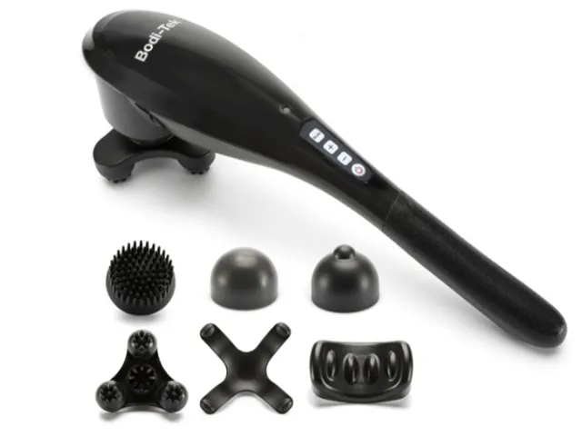 Máy Massage Cầm Tay Rio Mapm Đa Năng - 6 Đầu Massage, 5 Chế Độ Rung, Thiết Bị Chăm Sóc Sức Khỏe Tiện Lợi, Gọn Nhẹ Dễ Mang Theo