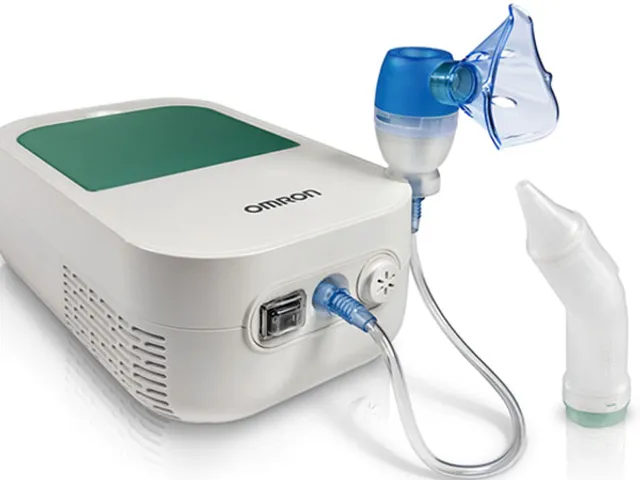 Máy xông hút mũi 2 trong 1 Omron DuoBaby NE-C301-AP - Giải pháp hô hấp an toàn cho trẻ dưới 1 tuổi