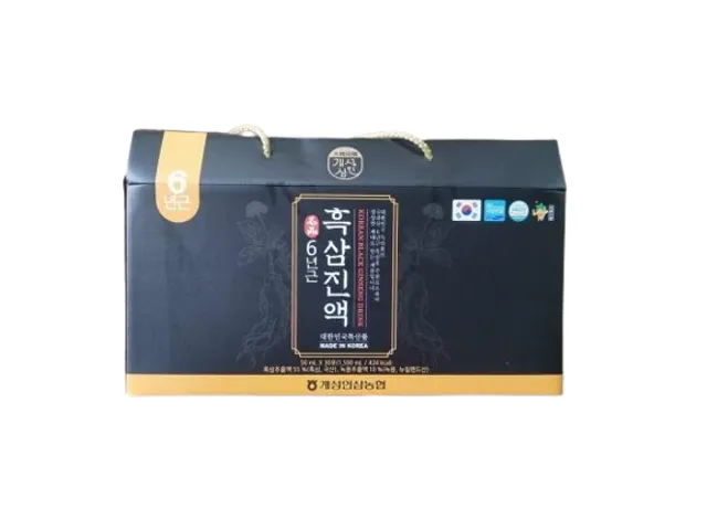 Nước Hắc Sâm Nonghyup Hàn Quốc - Giải Pháp Bồi Bổ Sức Khỏe, Tăng Cường Đề Kháng, Giúp Cải Thiện Trí Nhớ - Hộp 30 Gói 50ml