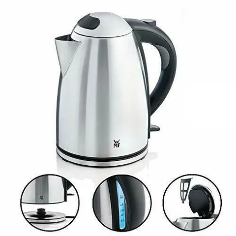Ấm Siêu Tốc WMF Stelo 1,7 Lít - Thiết Kế Sang Trọng, Công Suất 2400W, Tay Cầm Cách Nhiệt, Bình Đun Nước Chất Lượng Cao