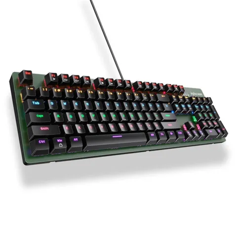 Bàn Phím Cơ Inphic V910 Có Dây RGB Led Mix Backlit 104 Phím - Phụ Kiện Máy Tính Đa Năng Cho Game Thủ