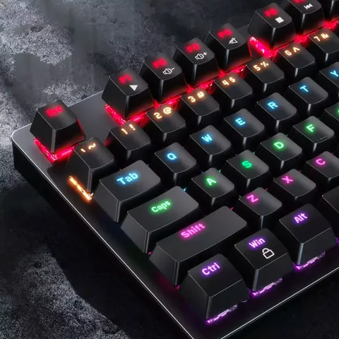 Bàn Phím Cơ Inphic V910 Có Dây RGB Led Mix Backlit 104 Phím - Phụ Kiện Máy Tính Đa Năng Cho Game Thủ