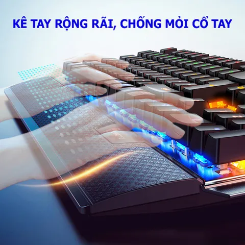 Bàn Phím Cơ Gaming 104 Phím Led RGB Sidotech Yindiao K100 - Thiết Kế Hiện Đại, Độ Nhạy Cao, Chống Mỏi Tối Ưu