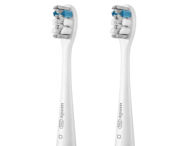 Bộ 2 Đầu Bàn Chải Điện Usmile Pro01 Professional Series - Sợi Lông Mềm, Hỗ Trợ Làm Sạch Răng Miệng Hiệu Quả