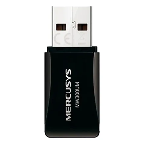 Bộ Chuyển Đổi USB Wifi Mini Mercusys MW300UM - Tốc Độ 300Mbps, Kết Nối Nhanh Chóng cho PC và Laptop, Hỗ Trợ WPS, Phát Wifi Thông Minh