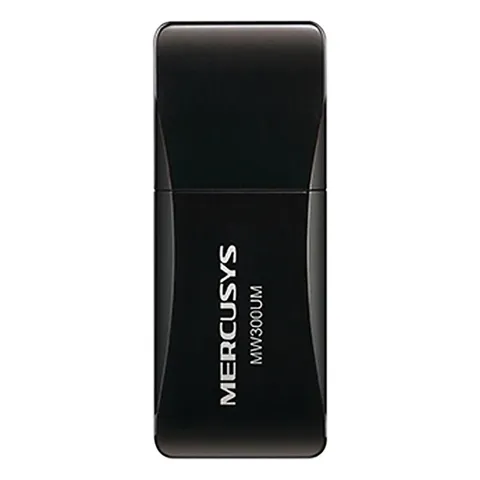Bộ Chuyển Đổi USB Wifi Mini Mercusys MW300UM - Tốc Độ 300Mbps, Kết Nối Nhanh Chóng cho PC và Laptop, Hỗ Trợ WPS, Phát Wifi Thông Minh