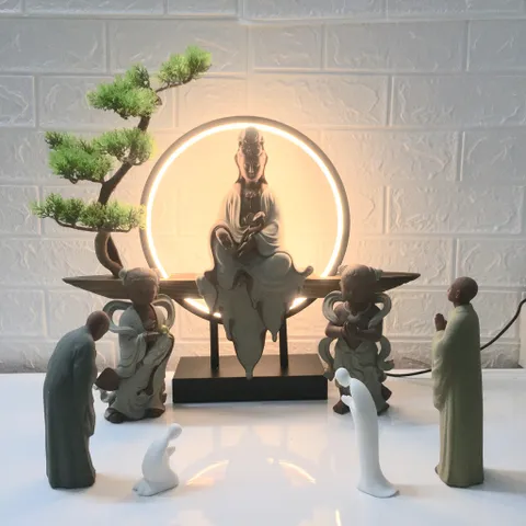 Bộ Đèn LED Trang Trí Kệ Cây Phòng Khách - Tạo Không Gian Thư Giãn Sang Trọng Với Phong Thủy Tinh Tế