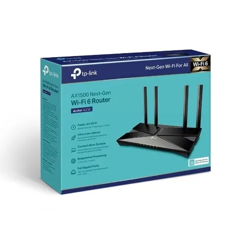 Bộ Phát Router Wifi TP-Link Archer AX10 - Wifi 6 Tốc Độ 1.5 Gbps, Hỗ Trợ Nhiều Thiết Bị, Kết Nối Ổn Định, Phù Hợp Cho Gia Đình và Văn Phòng