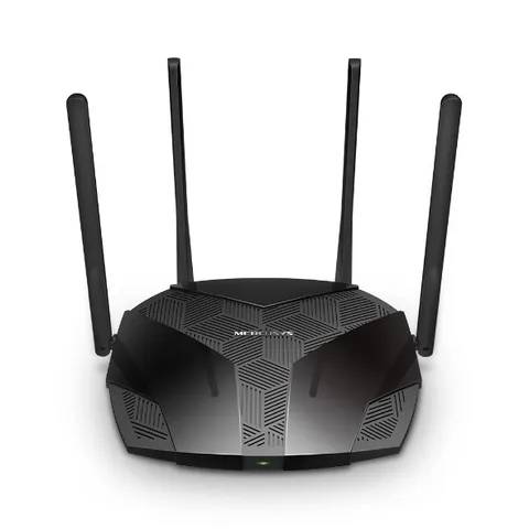 Bộ phát Wifi Mercusys MR70X 4 râu AX1800 - Băng tần kép Wi-Fi 6, tốc độ 1.8 Gbps, cổng Gigabit cho kết nối mạnh mẽ và ổn định