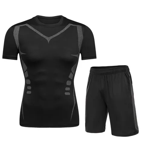 Bộ Quần Áo Gym Nam Pro Combat Ôm Body - Thời Trang Thể Thao Năng Động, Chất Liệu Co Giãn, Duy Trì Cảm Giác Thoáng Mát Khi Tập Luyện