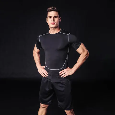 Bộ Quần Áo Gym Nam Pro Combat Ôm Body - Thời Trang Thể Thao Năng Động, Chất Liệu Co Giãn, Duy Trì Cảm Giác Thoáng Mát Khi Tập Luyện
