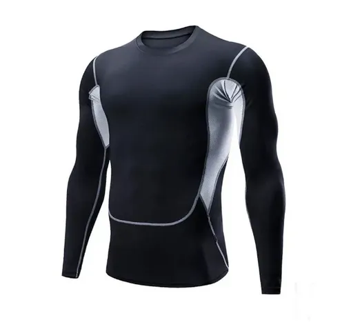 Bộ Quần Áo Legging Nam Giữ Nhiệt 3 Trong 1 Cao Cấp - Thể Thao Tập Gym, Chất Liệu Thun Polyester Cao Cấp, Thiết Kế Thoải Mái, Đen Xám