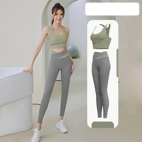 Bộ quần áo tập gym yoga nữ Gepo GP302 - Thiết kế trẻ trung, co giãn, thấm hút mồ hôi tốt, hoàn hảo cho tập luyện thể thao