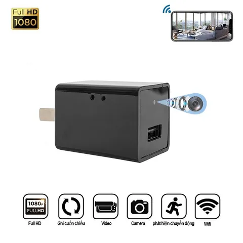 Camera Mini Full HD 1080P Kết Nối Điện Thoại Minivan X21 - Camera Ngụy Trang Quay 24/24, Ghi Âm Siêu Nhạy, Không Đèn Báo