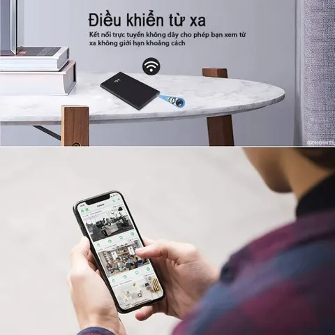 Camera Wifi Mini Full HD 4K Hình Sạc Dự Phòng Minivan H8 - Giám Sát Từ Xa, Kết Nối Wifi, Thiết Kế Nhỏ Gọn, An Ninh Thông Minh