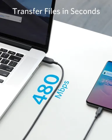 Cáp Anker PowerLine III USB-C to USB-C 0.9m A8852 - Sạc Nhanh Power Delivery, Độ Bền Cao, Thiết Kế Gọn Nhẹ, Tương Thích Với Nhiều Thiết Bị