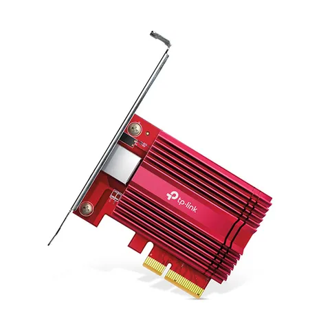 Card mạng LAN PCI Express TP-Link TX401 - Tốc độ 10Gb, Tối ưu Truyền Dữ Liệu Siêu Nhanh, Tương Thích Windows và Linux