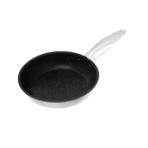 Chảo Chống Dính Vân Đá 3 Lớp Inox 304 FiveStar Plus 22cm/26cm/28cm - Bền Đẹp, An Toàn cho Sức Khỏe, Dùng Được Trên Mọi Loại Bếp