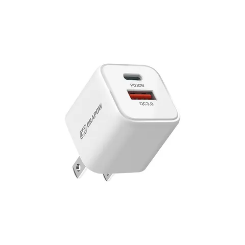 Củ sạc nhanh 38W Drapow - Adapter USB C PD 20W QC 3.0, Sạc nhanh cho iPhone, iPad và thiết bị hỗ trợ PD khác