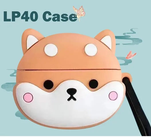 Hộp bảo vệ tai nghe Lenovo LP40 và LP40S - Chất liệu Silicon dẻo, chống sốc, họa tiết đáng yêu cho fan yêu thích công nghệ