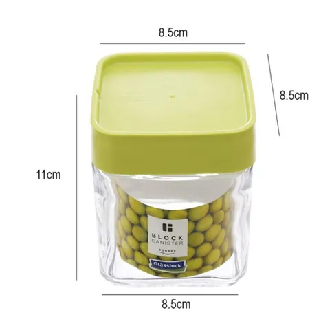 Hũ Thủy Tinh Vuông Glasslock Hàn Quốc IP604 - Dung Tích 400ml, Chất Liệu Cao Cấp, Thiết Kế Thông Minh, Lý Tưởng Để Bảo Quản Thực Phẩm