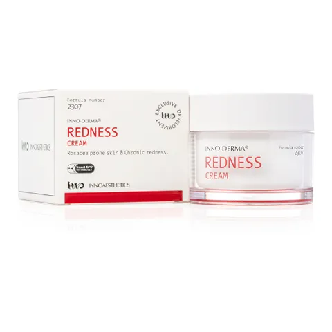 Kem Innoaesthetics Redness Cream - Hỗ Trợ Phục Hồi Da Mẩn Đỏ và Giãn Mao Mạch, Dưỡng Ẩm An Toàn 50ml