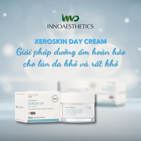Kem dưỡng ẩm Innoaesthetics Xeroskin Day Cream - Hỗ trợ phục hồi và bảo vệ da khô, giữ ẩm sâu, cho làn da căng mịn và tràn đầy sức sống