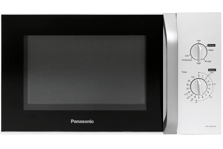 Lò vi sóng Panasonic NN-GM34JMYUE 23L - Nướng & Hẹn Giờ Tiện Ích, Chất Liệu Thép Không Gỉ, Công Suất 800W/1000W