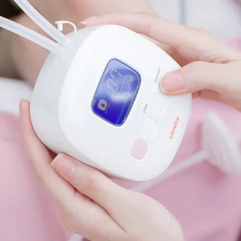 Máy Hút Sữa Điện Đôi Cimilre F1 - 5 Cấp Độ Massage, Thiết Kế Nhỏ Gọn, Pin Sạc Liền Mạch, Chống Trào Ngược, An Toàn Cho Mẹ Và Bé
