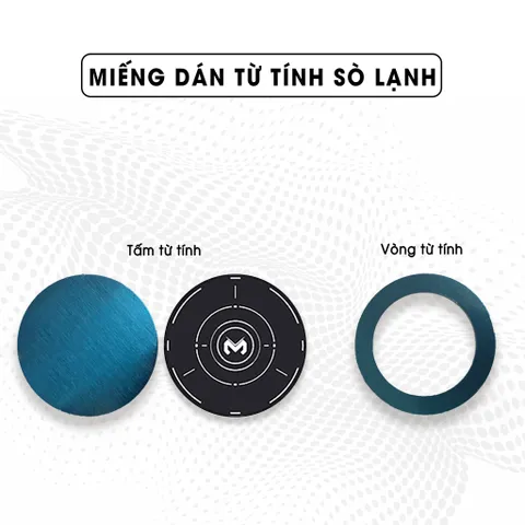 Miếng Dán Từ Tính SIDOTECH Cho Quạt Tản Nhiệt Điện Thoại - Hỗ Trợ Sạc Không Dây Magsafe Cho iPhone