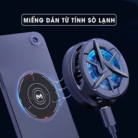Miếng Dán Từ Tính SIDOTECH Cho Quạt Tản Nhiệt Điện Thoại - Hỗ Trợ Sạc Không Dây Magsafe Cho iPhone