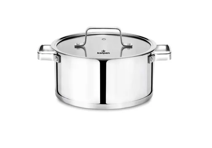 Nồi Inox 304 Cao Cấp 5 Đáy Kalpen Gliter Kèm Vung - Chống Gỉ Sét, Bền Bỉ, Dùng Được Trên Tất Cả Các Loại Bếp
