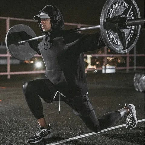Quần Đùi Tập Gym Nam Có Lót Legging Thể Thao - Chất Liệu Cotton, Polyester, Đen Camo, Tiện Lợi Với Túi Khóa Kéo