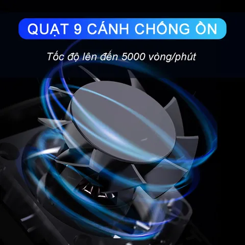 Quạt Tản Nhiệt Điện Thoại Sidotech FLA2 500mAh - Làm Mát Nhanh Chóng, Pin 3 Tiếng, Thiết Kế Gọn Nhẹ, Tương Thích Nhiều Dòng Điện Thoại