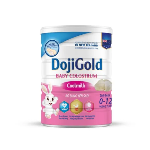 Sữa Bột DojiGold Baby Colostrum 900g - Sữa Non Bổ Sung Dinh Dưỡng Cho Trẻ Từ 0-12 Tháng Tuổi, Tăng Cường Sức Đề Kháng