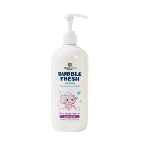 Sữa Tắm Gội Cho Bé Joona Baby Bubble Fresh Oải Hương 500ml - Giúp Làm Sạch Dịu Nhẹ và Thư Giãn Tinh Thần Trẻ Nhỏ