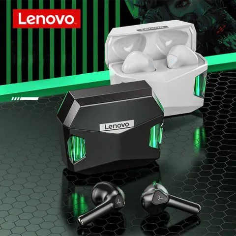 Tai nghe Bluetooth Lenovo GM5 Không Dây - Giảm Tiếng Ồn, Độ Trễ Thấp 60ms, Chống Nước IPX45, Tối Ưu Cho Game Thủ