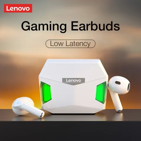Tai nghe Bluetooth Lenovo GM5 Không Dây - Giảm Tiếng Ồn, Độ Trễ Thấp 60ms, Chống Nước IPX45, Tối Ưu Cho Game Thủ