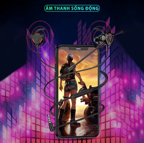 Tai nghe Gaming SIDOTECH G3M có mic chống ồn - Chất lượng âm thanh nâng cao cho game thủ PUBG, Liên Quân, FF, Tốc Chiến